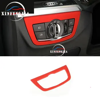 

For BMW X3 X4 G01 G02 18-19 Red Center Head-light Control Button Panel Trim