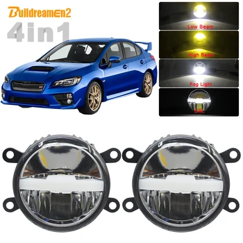 

30W H11 Car LED Headlight High Beam Low Beam Fog Light DRL All In One + Harness Wire 5000LM 12V For Subaru WRX STI 2015 2016