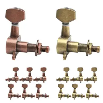 

Locking Tuners Guitar Tuning Pegs Machine Heads String Gear Ratio Heads For 6R Inline Musical Instrument Guitar Accessories
