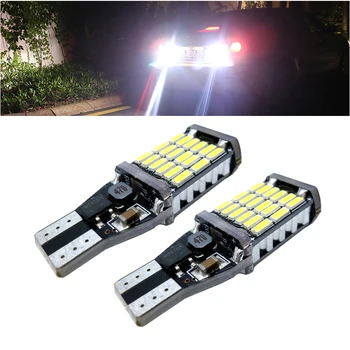 

2x Signal Lamp W16W LED T15 921 912 Bulb Car Auto Reversing Lamps Stop Light Back Up Lights Reverse Bulb Xenon White