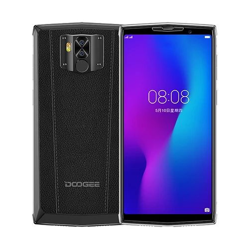 DOOGEE N100 мобильный телефон 10000 мАч батарея отпечатков пальцев 5,9 дюймов FHD+ Дисплей 21 МП камера MT6763 Восьмиядерный 4 Гб 64 Гб мобильный телефон 4G-LTE - Цвет: Standard