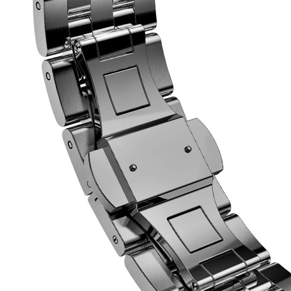 UEBN браслет из нержавеющей стали для Apple watch Series 1 2 3 4 металлический ремешок для iWatch 44 мм 42 мм 40 мм 38 мм ремешки для часов