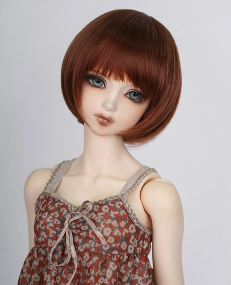 1/3 1/4 1/6 Bjd парик высокотемпературный короткий прямой провод Bjd парик SD для BJD кукольных волос