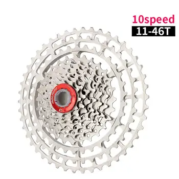 

Mountain Bike Flywheel 10Speed MTB 11-46T Casette Type Competition-level Ultralight 342g Freewheel Cog Anode Hardening Treatment