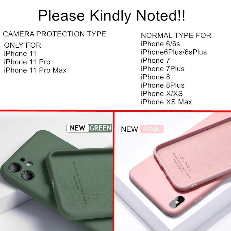 Liquid Silicone Phone Case For iPhone 13 11 Pro XS Max XR X Original Soft Protection Cover For iPhone 12 Mini 7 8 Plus SE 2020 iphone 11 Pro Max  cover