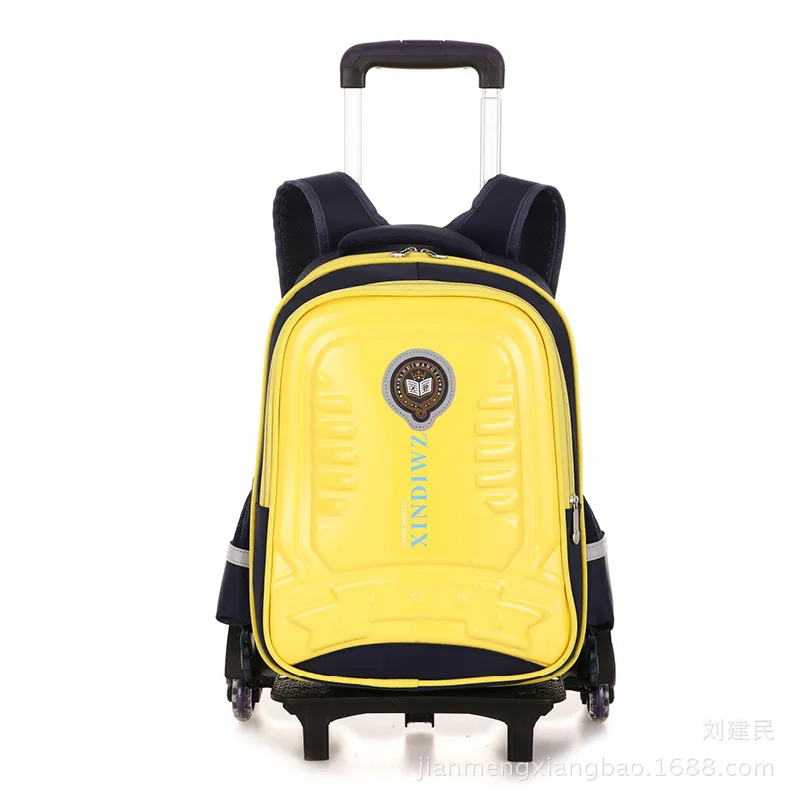 

New Style Eva Pressing Die Trolley Bag Schoolbag for Elementary School Students 1-3-6 Grade STUDENT'S Backpack