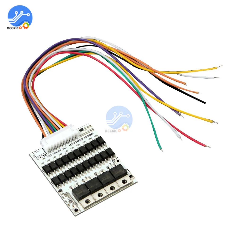 Защитная плата Bms 10S для литий ионной литиевой батареи 18650 40 А 36 В защита заряда