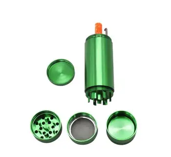 

Aluminum Herb Grinder Metal Tobacco Grinder for Crusher One Hitter Dugout Smoking Pipe Grinders