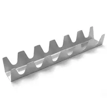 Подставка для Тако из нержавеющей стали, подставка для тако, поднос для сервировки, мягкая и жесткая оболочка, стиль пищевой тележки для детей или вечерние 6 Тако