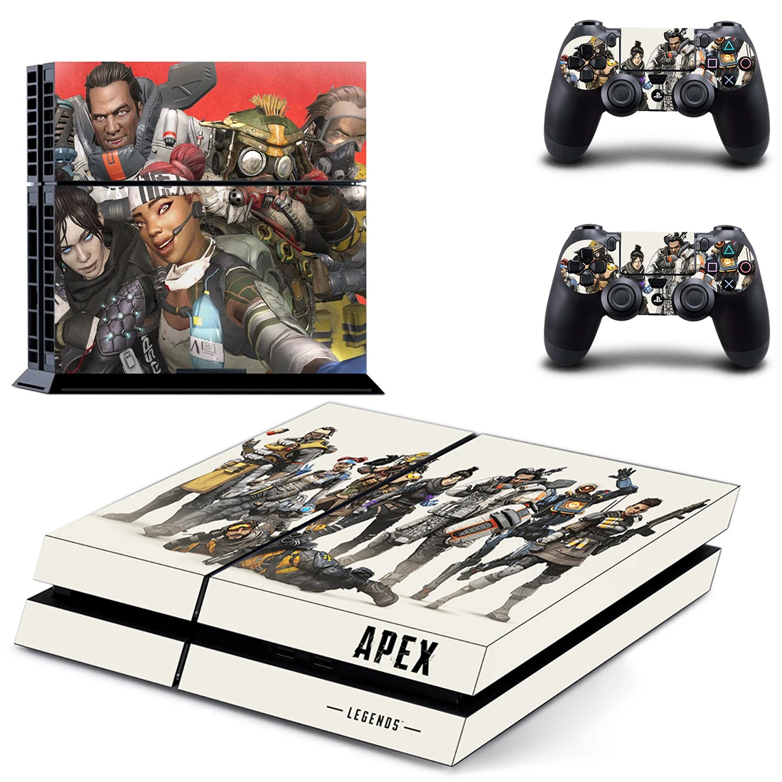 APEX Legends стиль наклейка кожи наклейка для PS4 Playstation 4 консоли пленка+ 2 шт. контроллеры Защитная крышка DPTM2473