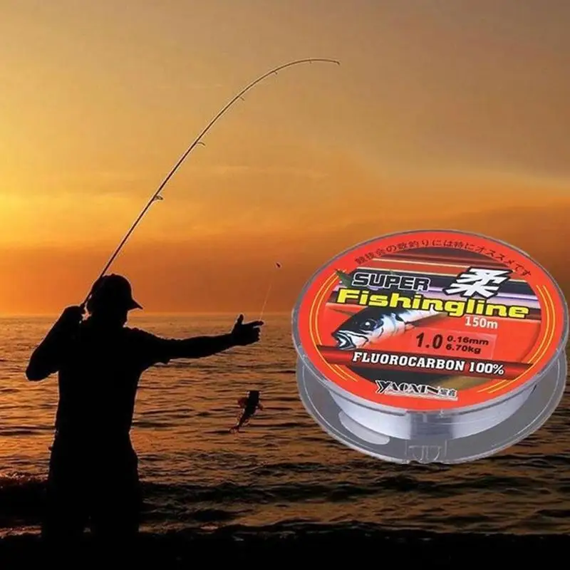 100% фторуглеродная прочная рыболовная леска с покрытием мононити основная