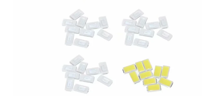 100PCS SMD LED 2835 3030 Chip 0.5W 1W 3V 6V 4000K White warm RED BLUE YELLOW PINK Ultra Bright LED Light smd Emitting Diode Lamp