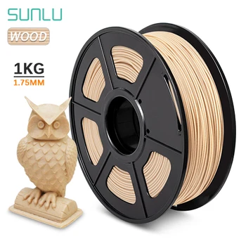 

Wood Fiber 3d Printer Filament PLA 3d Filament 1.75mm1kg Wood Fialment With 15%wood Fiber & 85%PLA 100% No Bubble