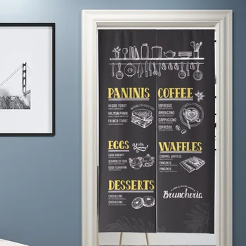 

Japanese-Style Creative Kitchen Cafe Milk Tea Shop Curtain Feng Shui Curtain Restaurant Curtain Partition Curtain