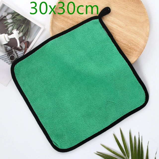 Dayiwa Dropshipping Fishing Towel Thickening Non-stick Absorbent Outdoors Sports Wipe Hands Towel Fishing Accessories no logo green