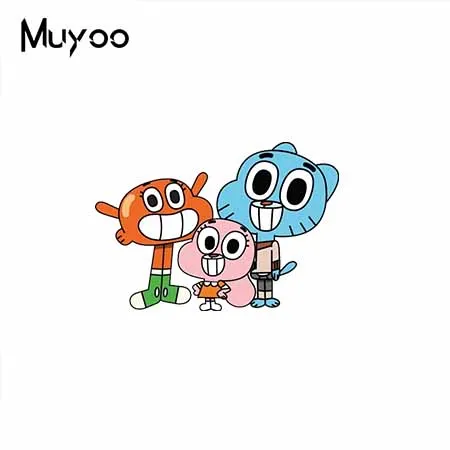 Новинка, акриловая брошь Anais gumball Darwin, удивительный мир Gumball, броши на булавке, художественная эпоксидная брошь