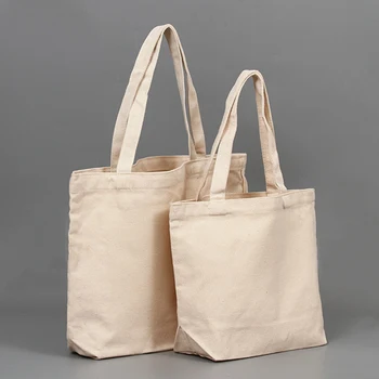 

Blank Pattern Canvas Shopping Bags Eco Reusable Foldable Shoulder Bag Handbag Tote Cotton Tote Bag Wholesale Custom