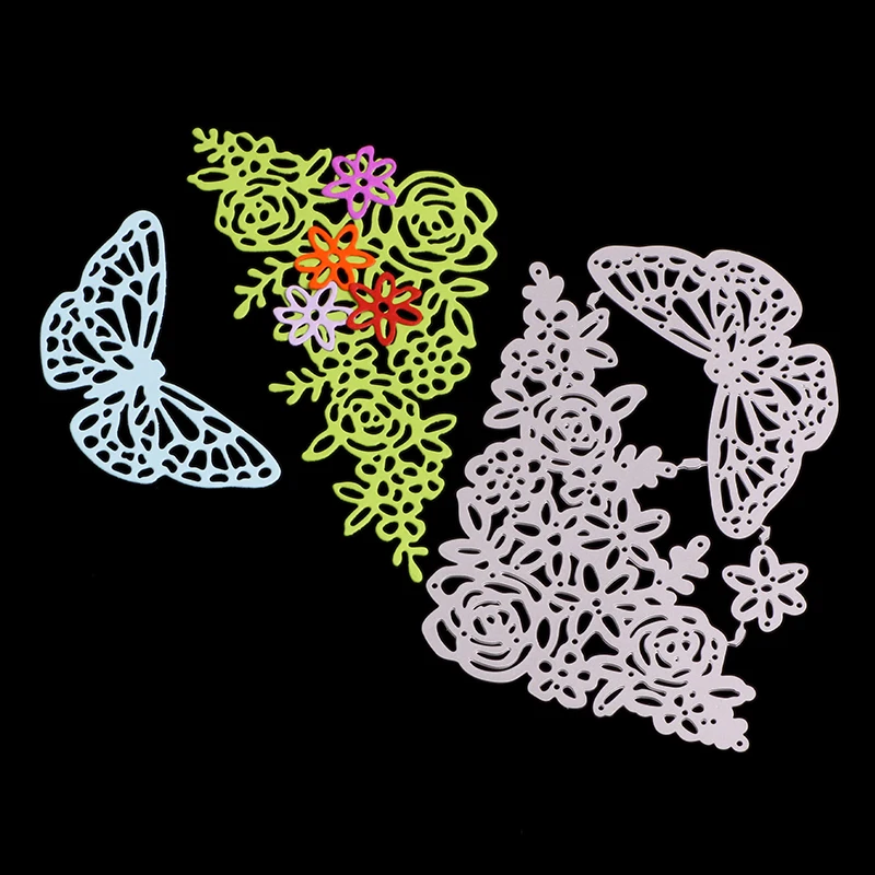 Butterfly Scrapbook Punch Metal Cutting Dies For Scrapbooking Stencils DIY Album Cards Decoration Embossing Die Cuts Cut Cutter | Дом и сад