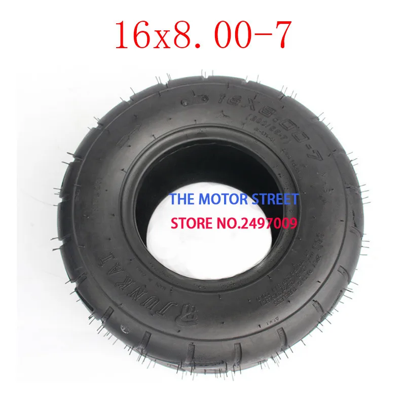 Горячая Распродажа 16x8. 00-7 ATV шин подходит для ATV 50CC, 90CC, 70CC, 110CC, 125CC внешний бескамерная автомобильная шина
