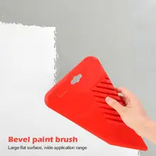 Красные конические мягкие резиновые кисти инструменты для рисования стены тиснение краски ing Декор роликовые кисти домашний офис стены скребок украшения