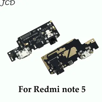 

JCD Microphone Module+USB Charging Port Board Flex Cable Connector Parts For Xiaomi Redmi Note 5 note5 Replacement
