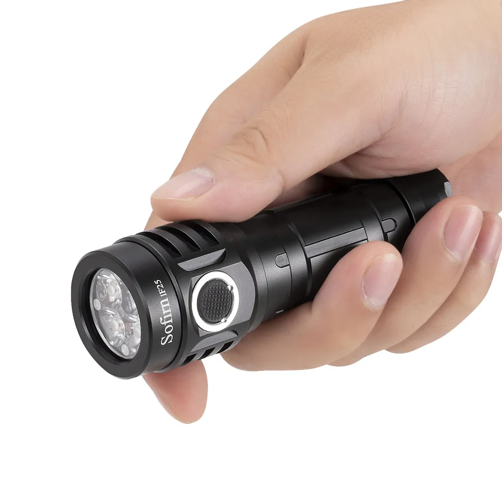  Sofirn IF25 Powerful Rechargeable LED flashlight 2500lm Variable Temperature Color Light from 2700K - 4000246528557