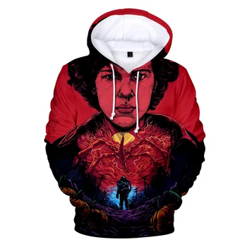 

NEW Fashion 3D print stranger things Hoodies Sweatshirts Men Women Hoody Hooded Cosplay Costume Autumn Winter Pullovers Tops