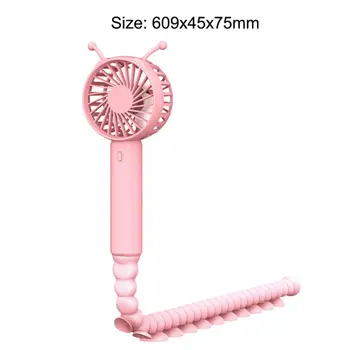 

Suction Cup Neck Fan USB Rechargeable 3 Speed Flexible Air Cooler Fan for Stroller Car Seat Desk Camping Cellphone Stand