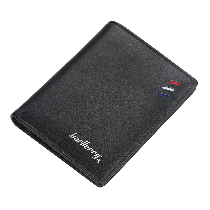 Baellerry новинка тонкие мужские кошельки из искусственной кожи короткий дизайн