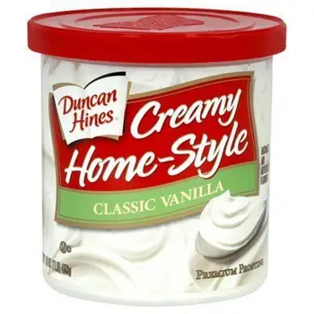 

Duncan Hines, Creamy Home-Style Classic Vanilla Frosting, 16oz Tub (Pack of 3)