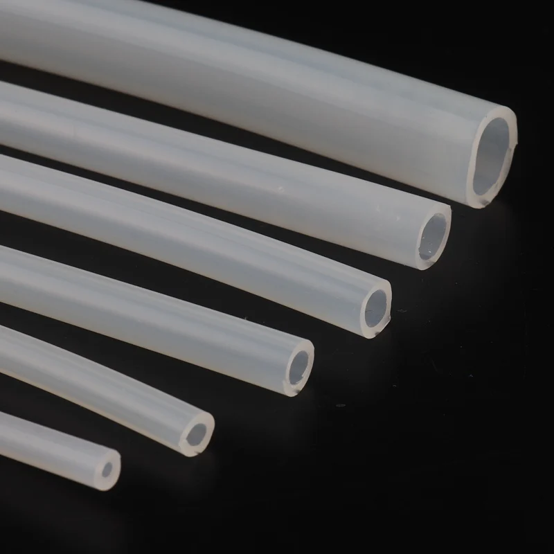 Food Grade Transparent Silica Gel Hose Heat Resistant Aquarium Flexible Silicone Hose Tube Soft Pipe I.D 8~20mm 100cm silicone tube