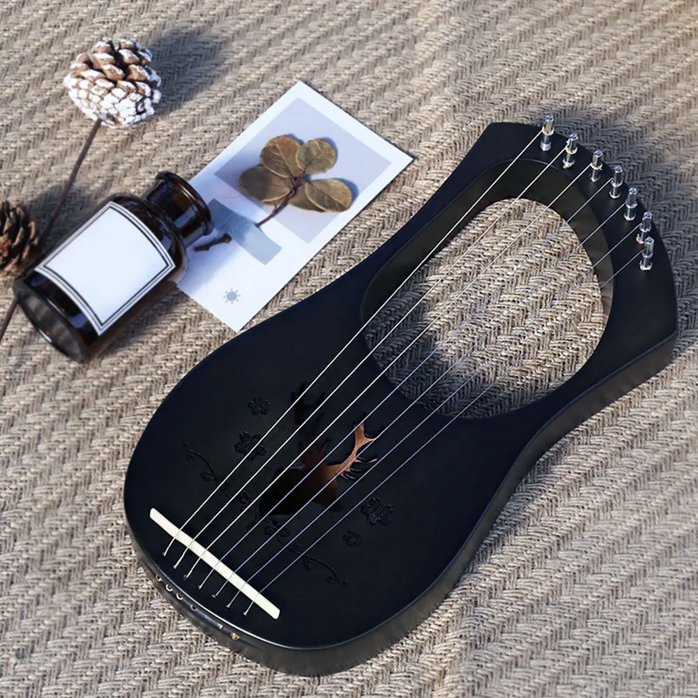 Легкий детский деревянный Lyre harp развлечения 7-String Профессиональный музыкальный подарок из красного дерева инструмент компактная игрушка