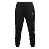 2021 Running sik silk Jogging Pants Men Soft Bodybuilding Joggers Sweatpants Long Trousers Gyms Fitness Sport Training Pants 1