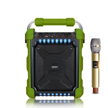 

100W Outdoor Speaker Portable Hiking Speaker with Shoulder Strap Wearable Bass Stereo LED Light Louderspeaker Support ECHO