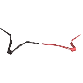 

Look Steering Wheel V-Shaped Frame Trim for Alfa Romeo Giulia Stelvio 2017-2019 Car