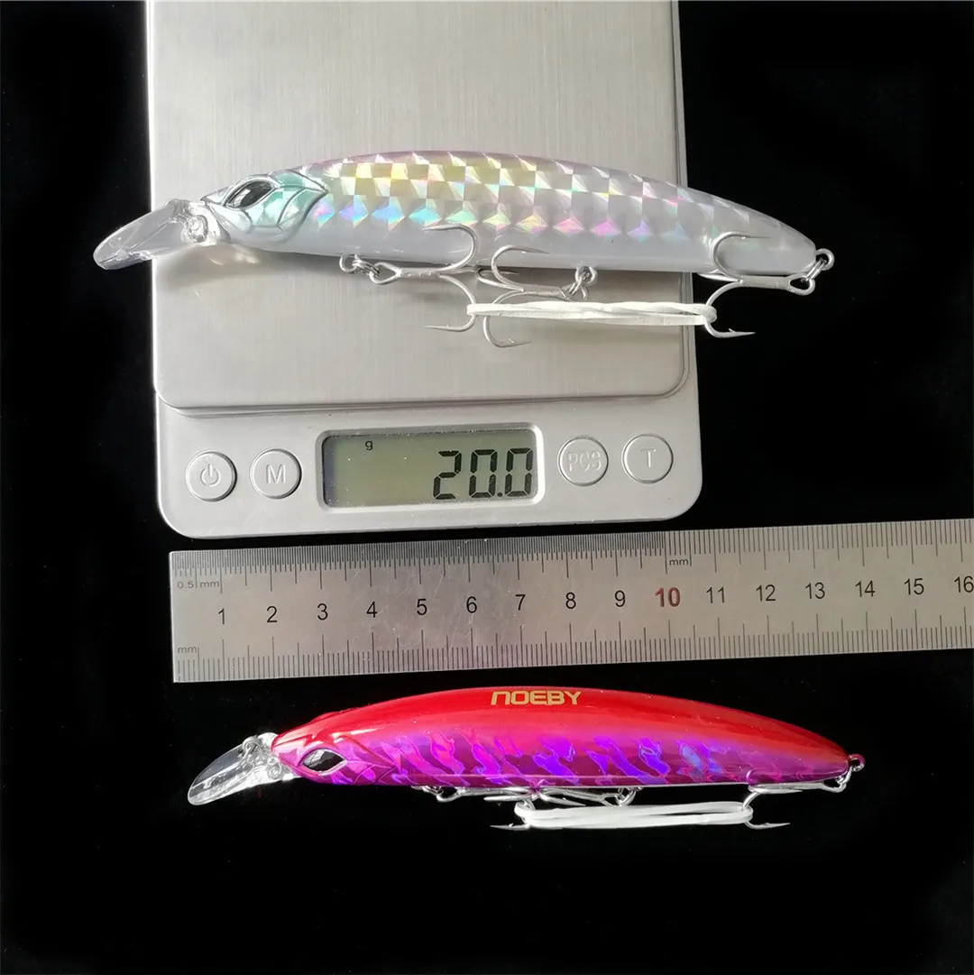 Noeby 5pcs 11cm 19g Floating  NEW Minnow Fishing Lure Minnow Hard Bait for Saltwater Freshwater Wobblers Pesca