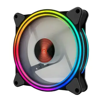 

12cm RGB Computer PC Cooling Fans Computer Case Heatsink Motherboard Heat Sink Fan 12V DC Cooler