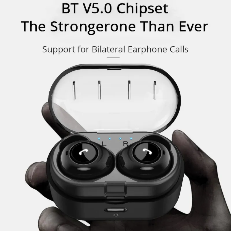 Новые TWS Bluetooth наушники спортивные Bluetooth 5,0 мини беспроводные наушники стерео гарнитура громкой связи с микрофоном