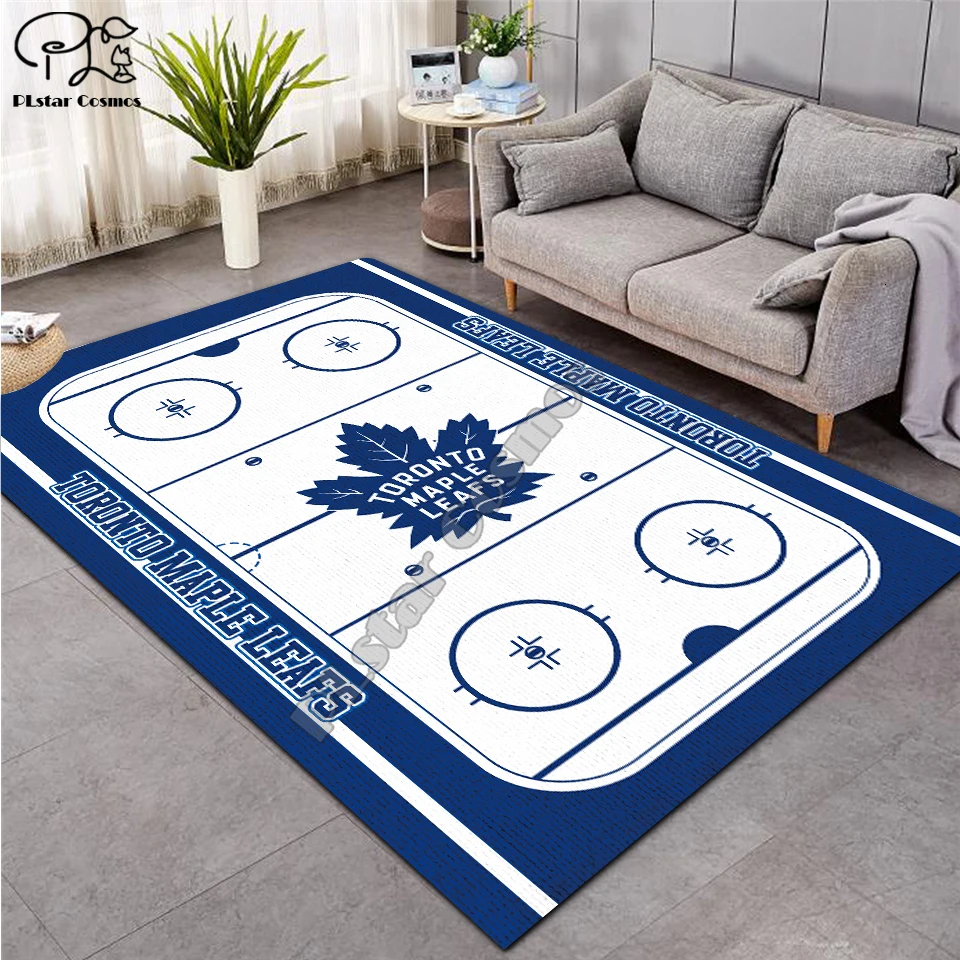 ice hockey carpet Anti-Skid Area Floor Mat 3D Rug Non-slip Mat Dining Room Living Room Soft Bedroom Carpet style-03
