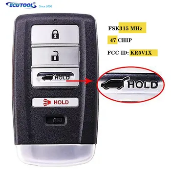 

3+1Button FSK315 MHz Smart Remote Key PCF7953X / HITAG 3 / 47 CHIP FCC ID: KR5V1X for ACUR*A MDX RDX 2014-2020