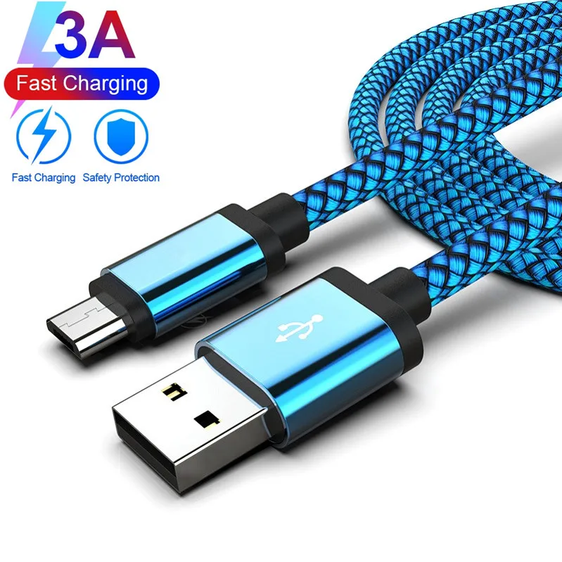 

Fast Charge Micro USB Cable for Xiaomi Redmi Note 5 Pro 4 Andriod Mobile Phone Charger Data Cable for Samsung S6 S7 USB Cord