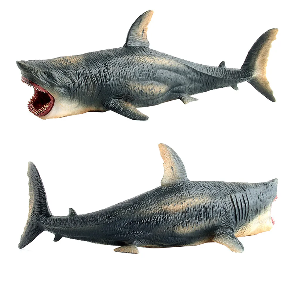 Megalodon доисторическая Акула образование в океане фигурка животного модель