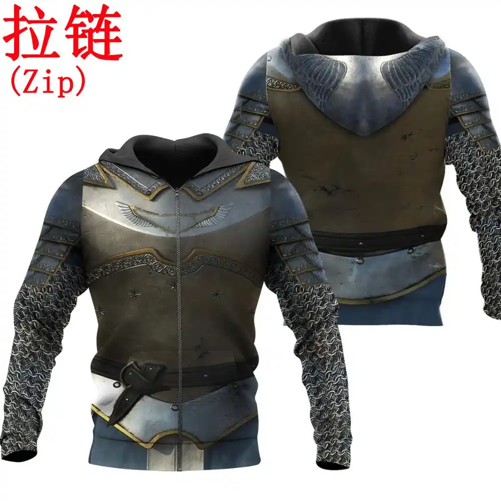 sweatshirt knight armor