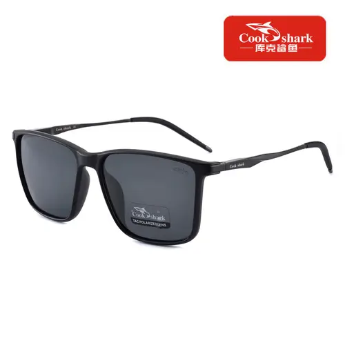 Cook Shark polarized sunglasses men's sunglasses women's UV protection driving special color-changing glasses trend personality - Image 12