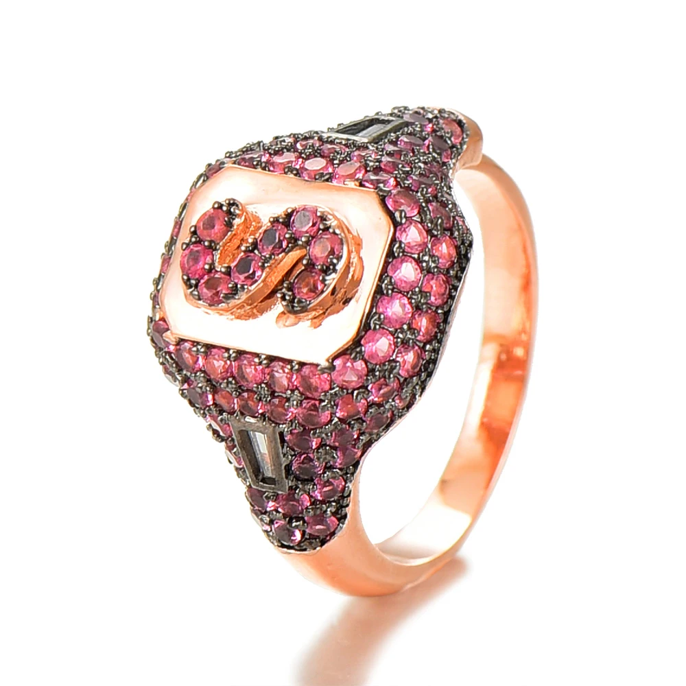 GODKI Monaco дизайнерские роскошные кольца с геометрическими фианитами для помолвки, Дубаи, Naija, свадебные кольца на палец, ювелирные изделия, наркомания - Цвет основного камня: H237A HP