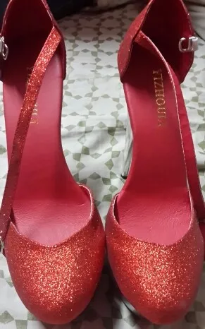 15cm The new bride's shoes are in a sexy show, with 15 cm high and one pair of wedding Dance Shoes