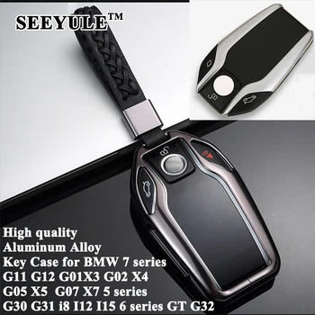 

SEEYULE Car LED Display Key Cover Case Accessories for BMW 5 7 series G11 G12 G30 G31 G32 i8 I12 I15 G01 X3 G02 X4 G05 X5 G07 X7