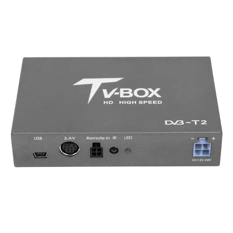 VODOOL автомобильный мобильный DVB-T2 цифровая ТВ коробка мини HD ТВ приемник сигнала тюнер для автомобиля DVD видео мультимедийный плеер системы с антенной