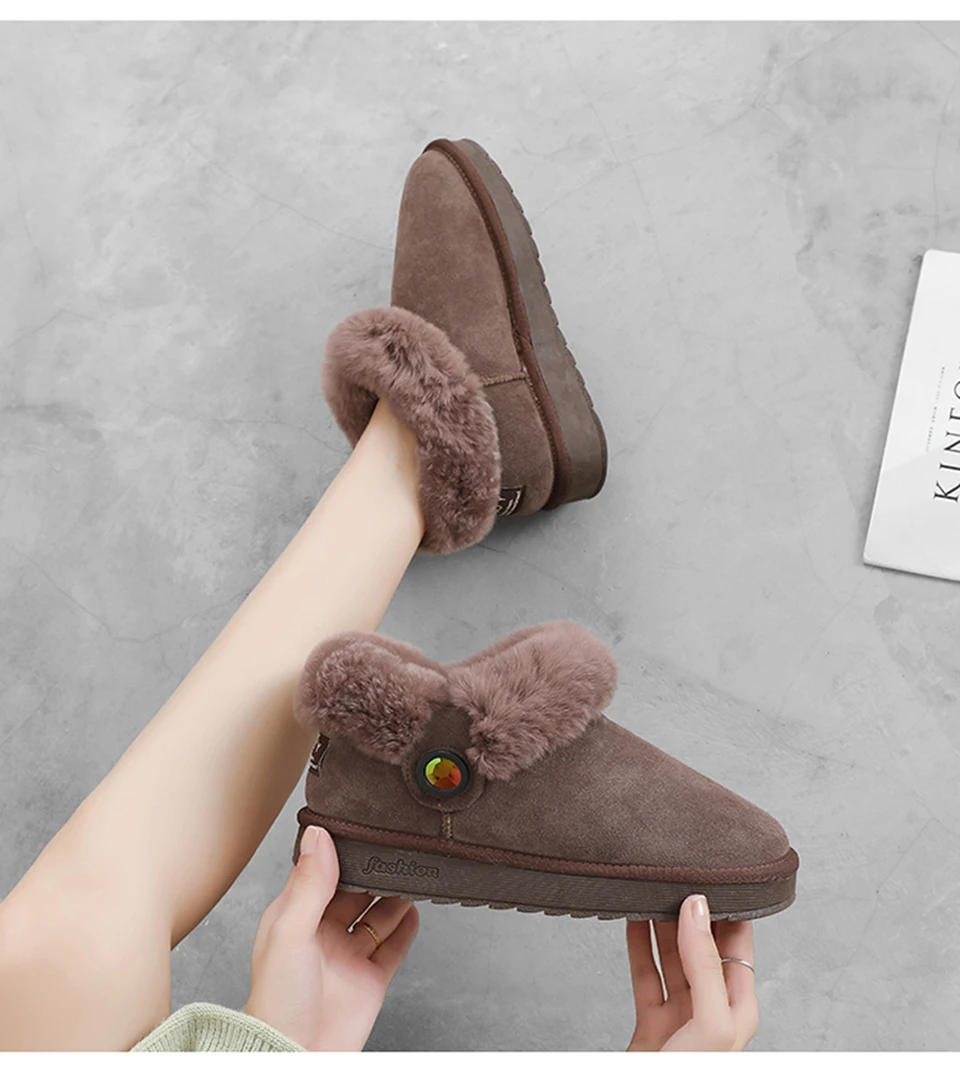Malemonkey/ г., Size35-40 теплые зимние ботинки классические женские ботинки с круглым носком, четыре цвета