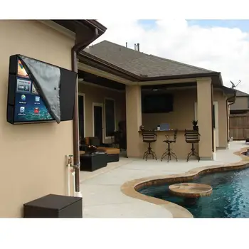 

new arrival explosion models outdoor TV cover transparent film Outdoor waterproof TV cover stock